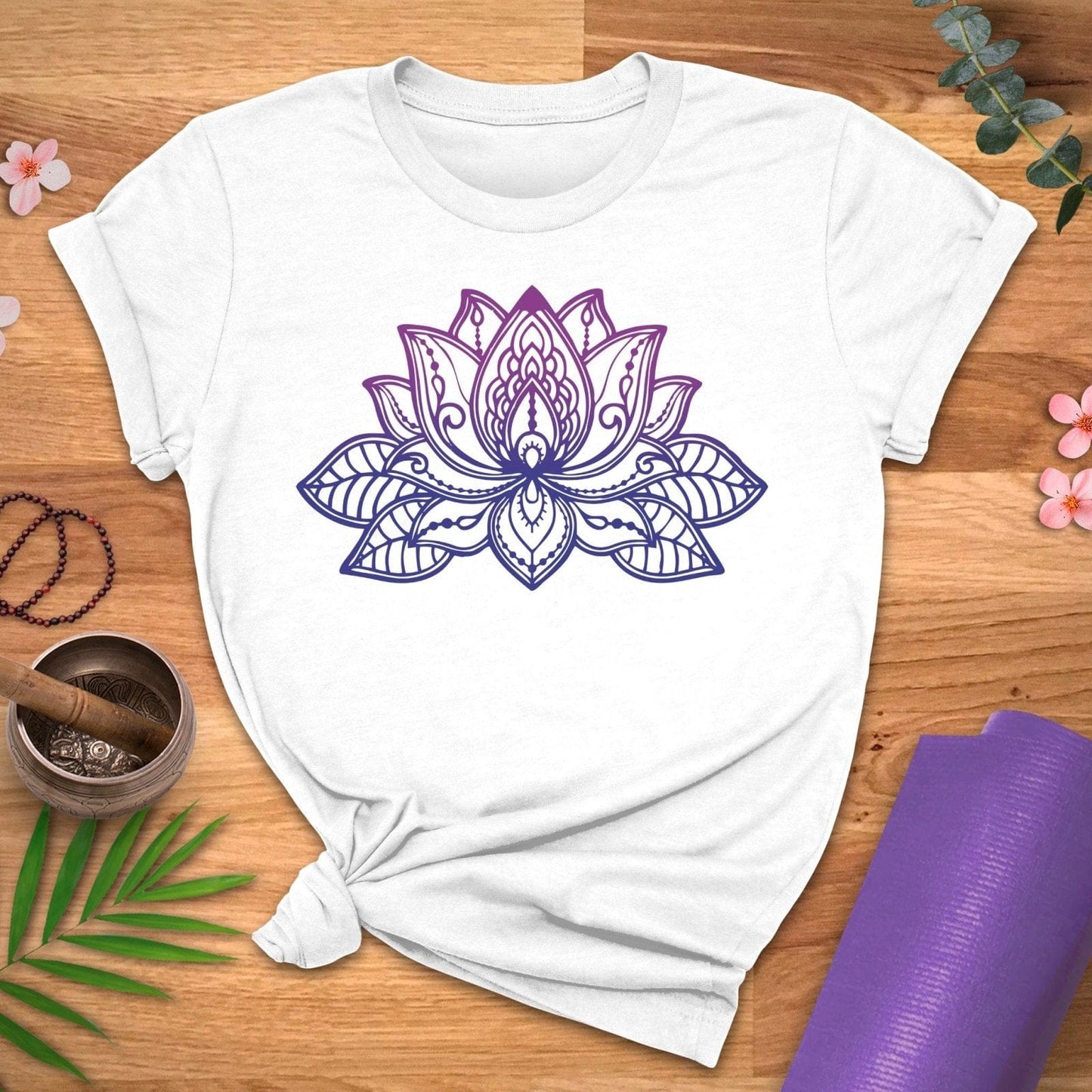 Lotus Gradient Tee - ZenWear - T-Shirt