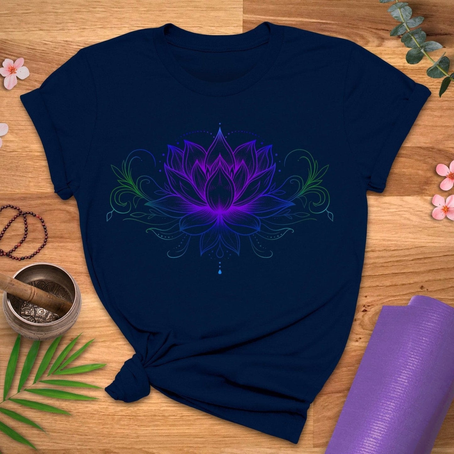 Lotus Inner Swirl Tee - ZenWear - T-Shirt