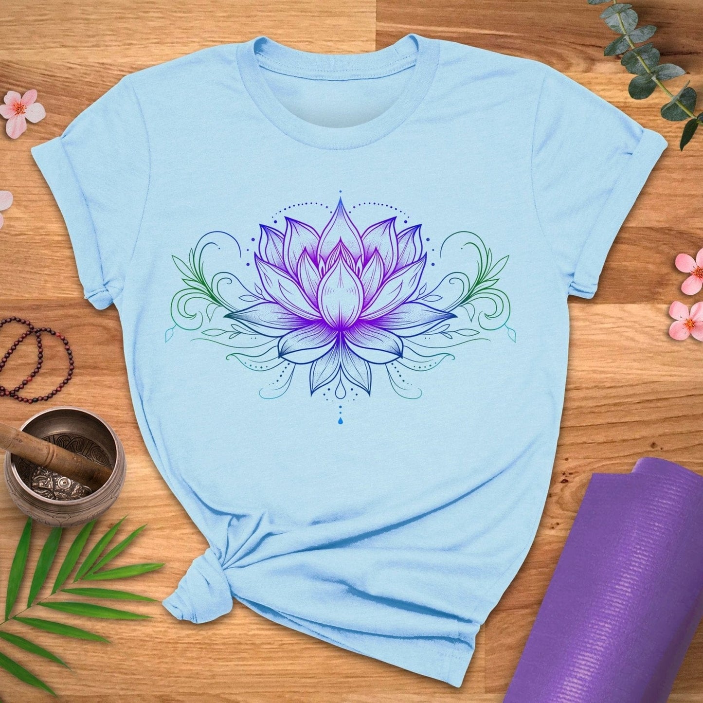 Lotus Inner Swirl Tee - ZenWear - T-Shirt