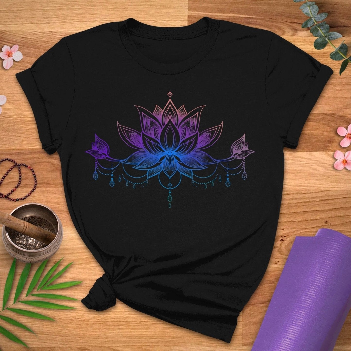 Lotus Pendant Tee - ZenWear - T-Shirt