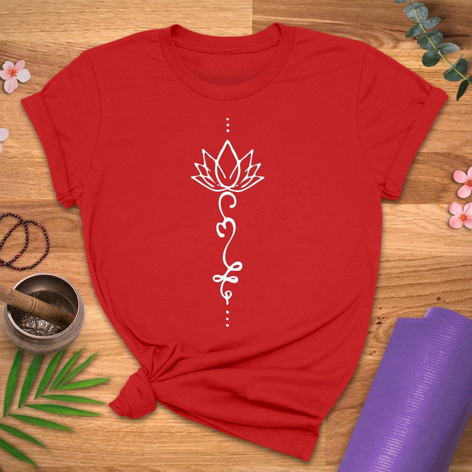 Lotus Swirl Tee - ZenWear - T-Shirt