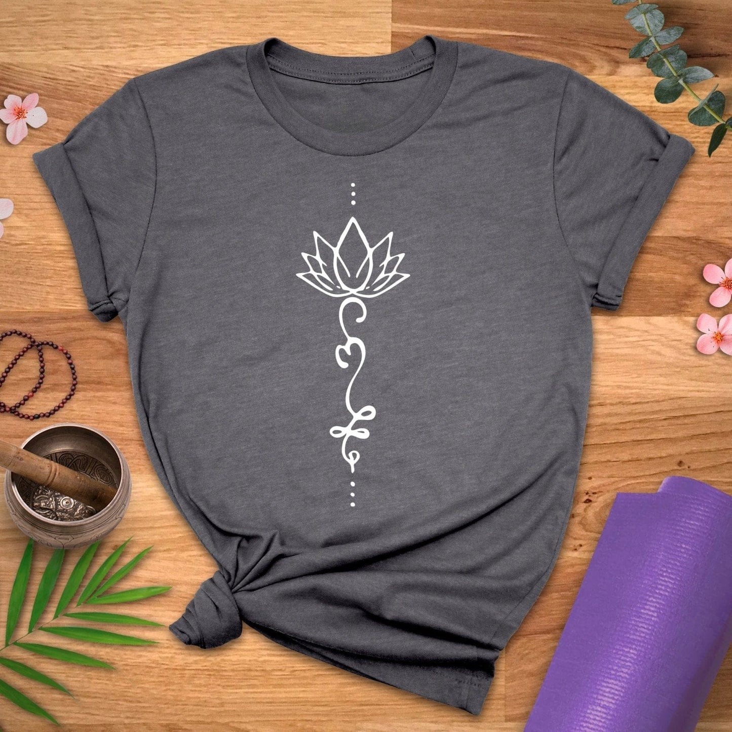 Lotus Swirl Tee - ZenWear - T-Shirt