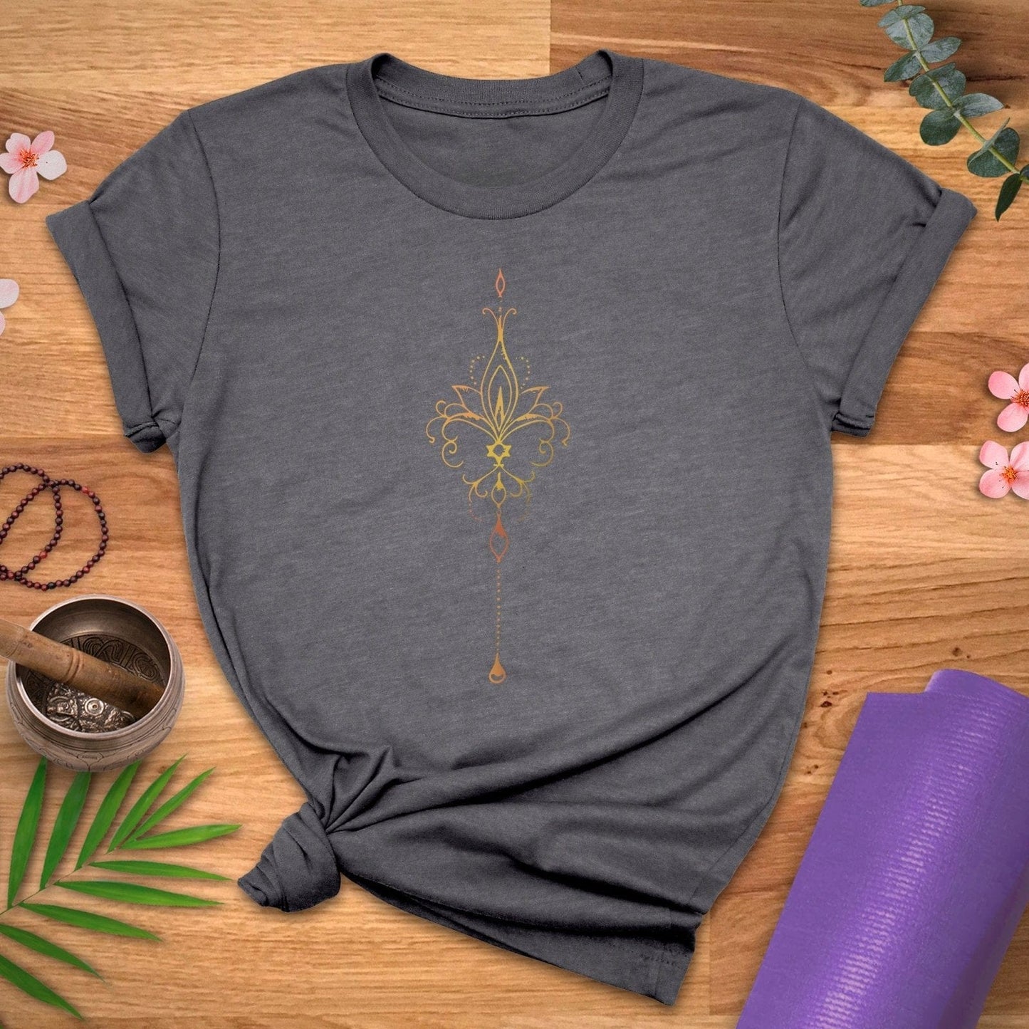 Minimal Lotus Tee - ZenWear - T-Shirt