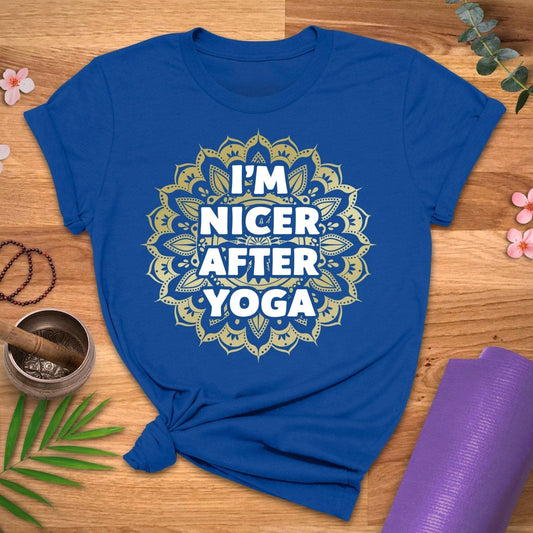 Nicer After Yoga Mandala Tee - ZenWear - T - Shirt