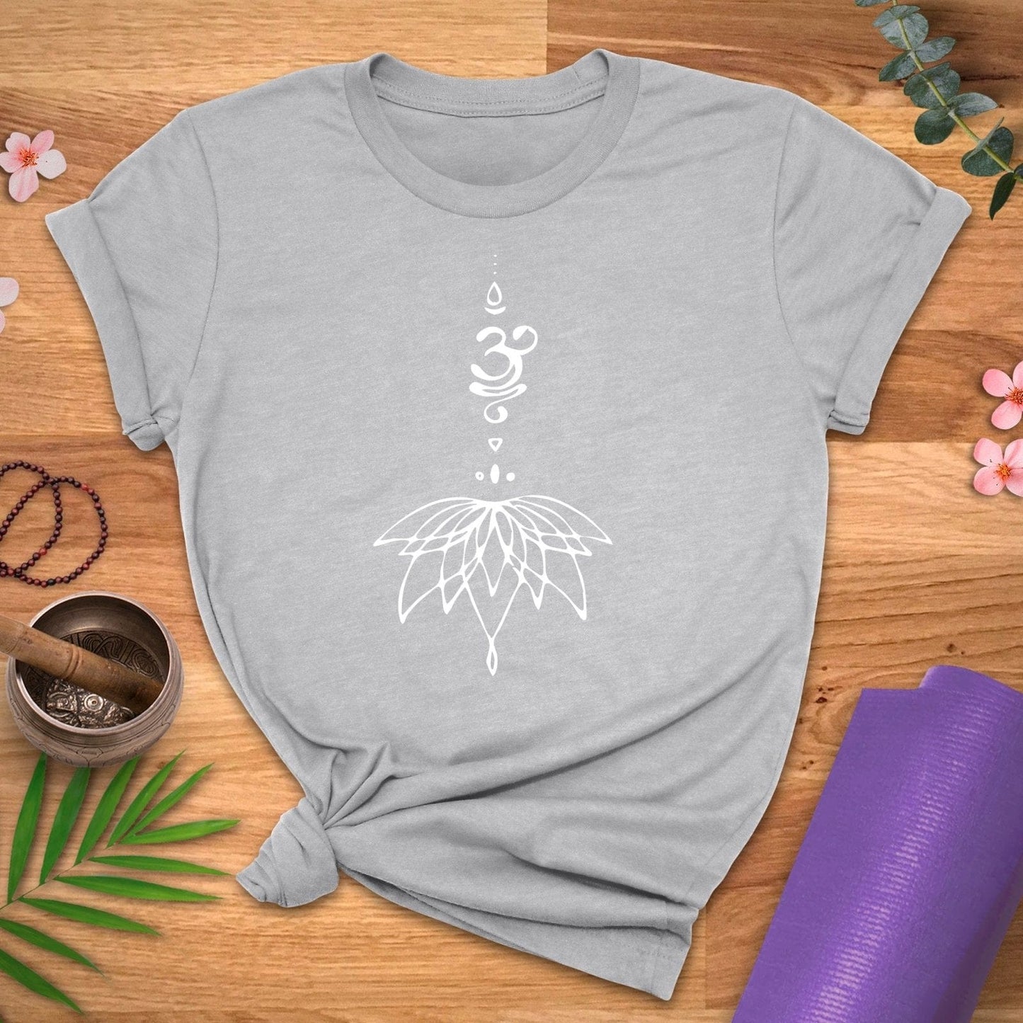 Reverse Naam Lotus Tee - ZenWear - T-Shirt