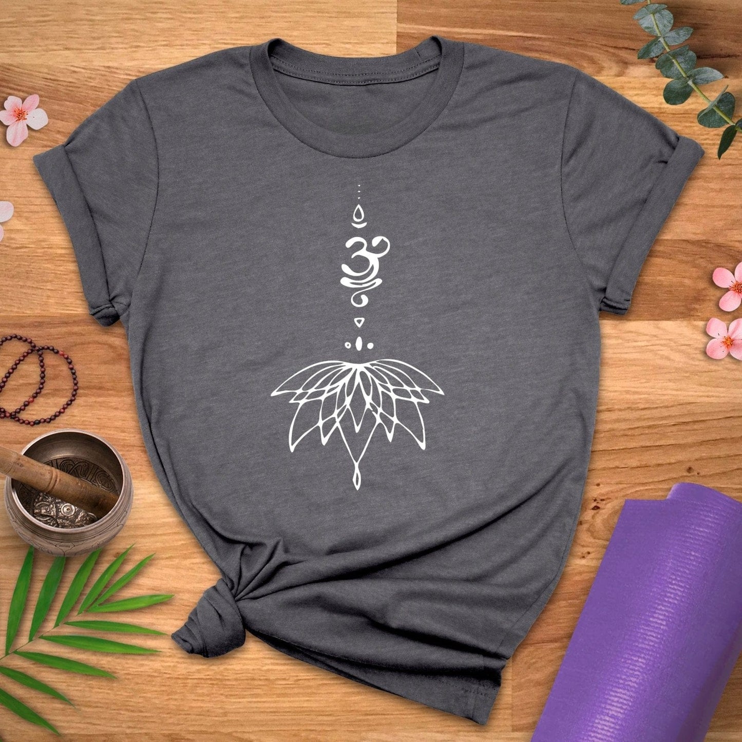 Reverse Naam Lotus Tee - ZenWear - T-Shirt