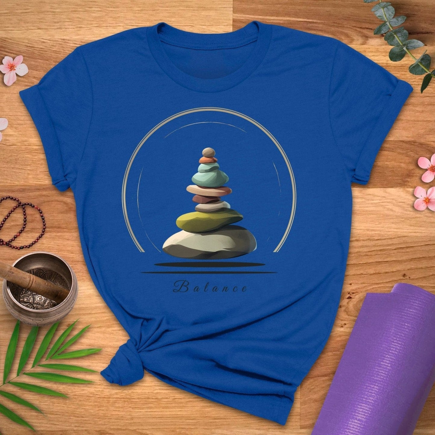 River Rock Balance Tee - ZenWear - T-Shirt