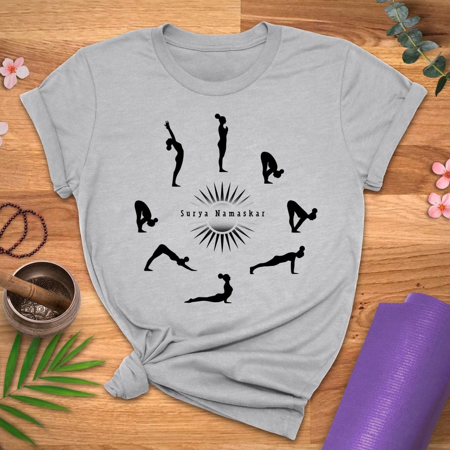 Surya Namaskar Sequence Tee - ZenWear - T-Shirt