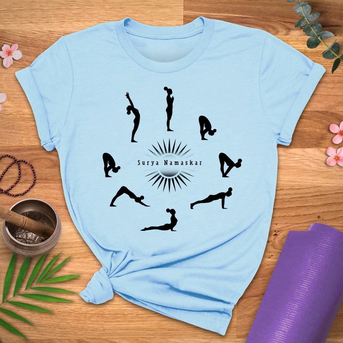 Surya Namaskar Sequence Tee - ZenWear - T-Shirt