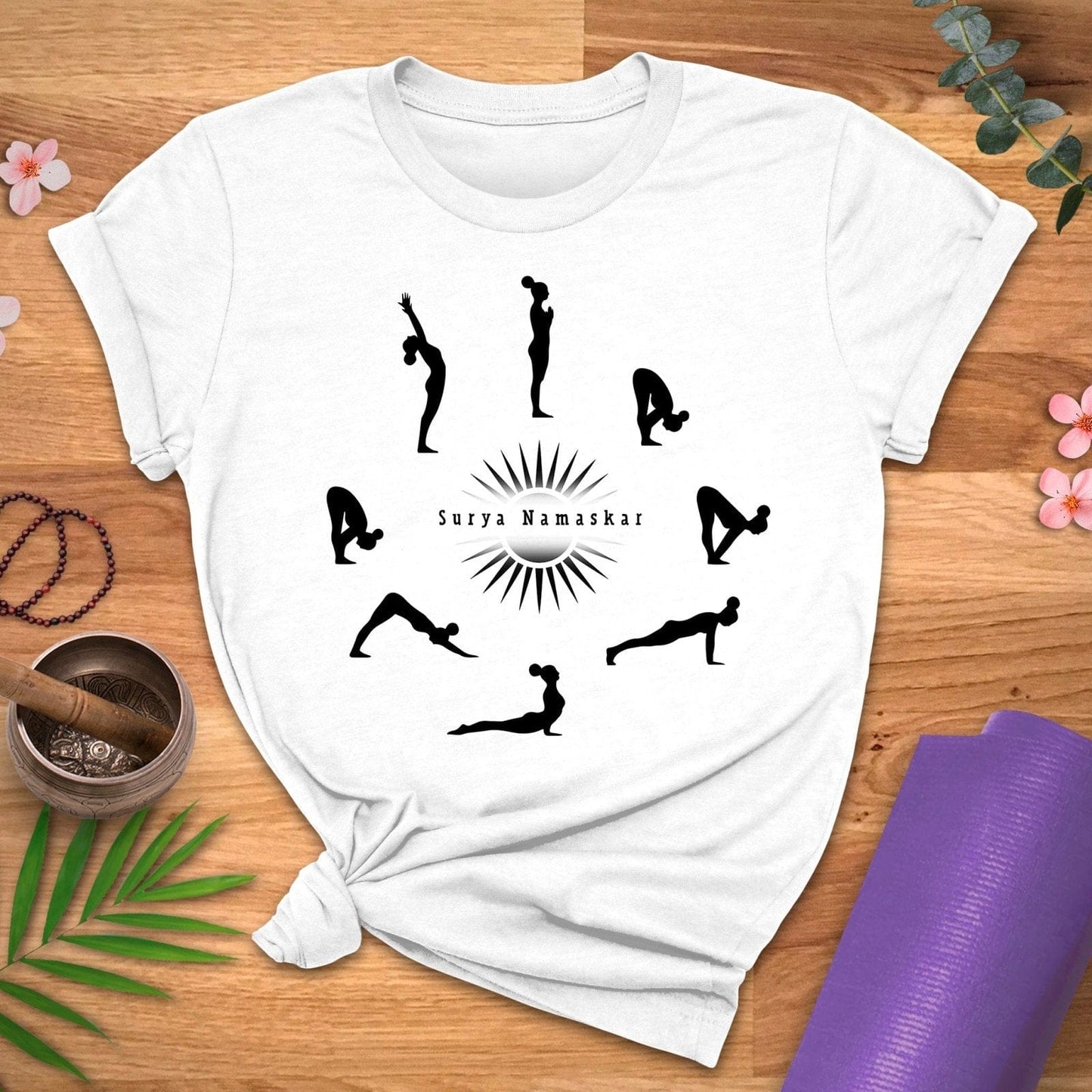 Surya Namaskar Sequence Tee - ZenWear - T-Shirt