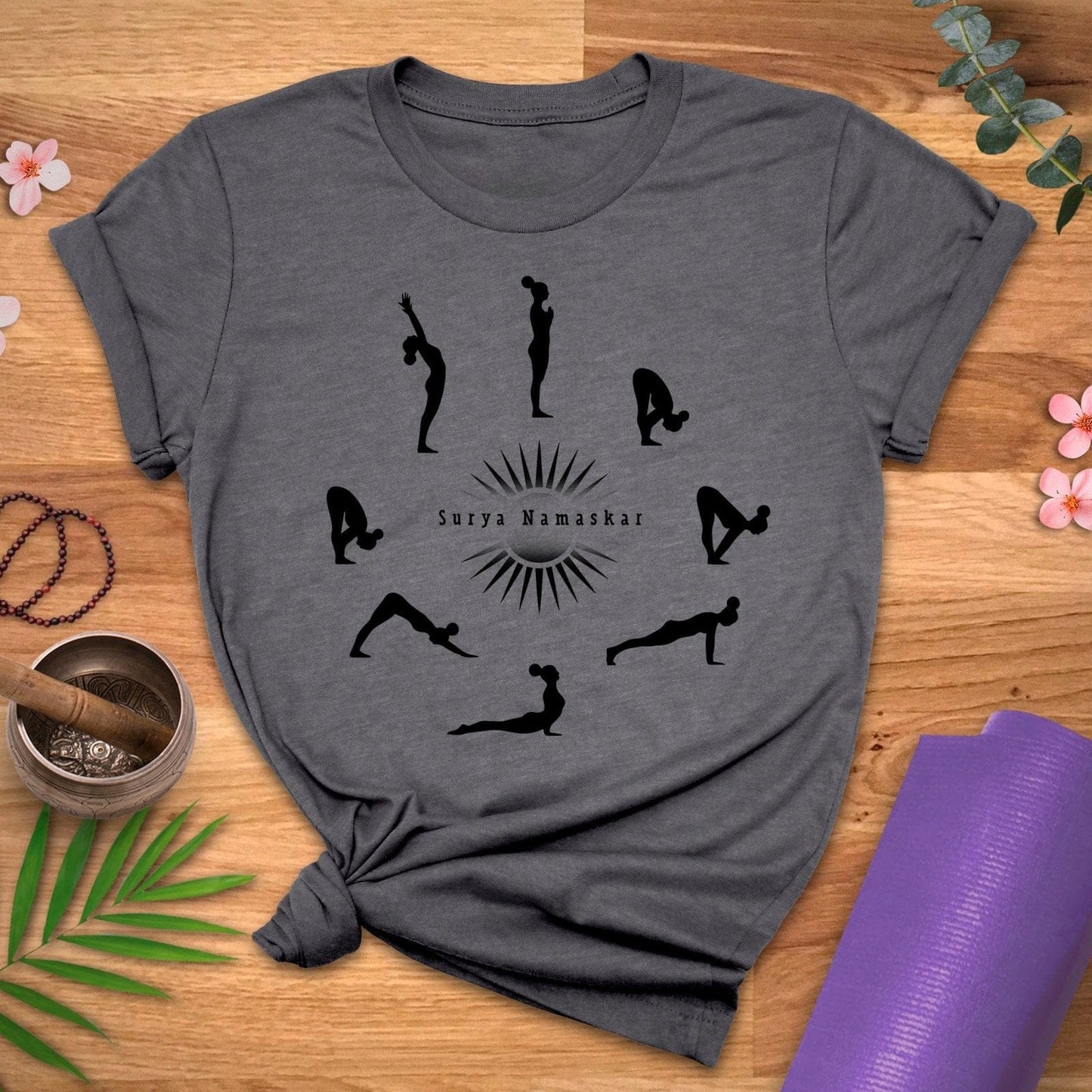 Surya Namaskar Sequence Tee - ZenWear - T-Shirt