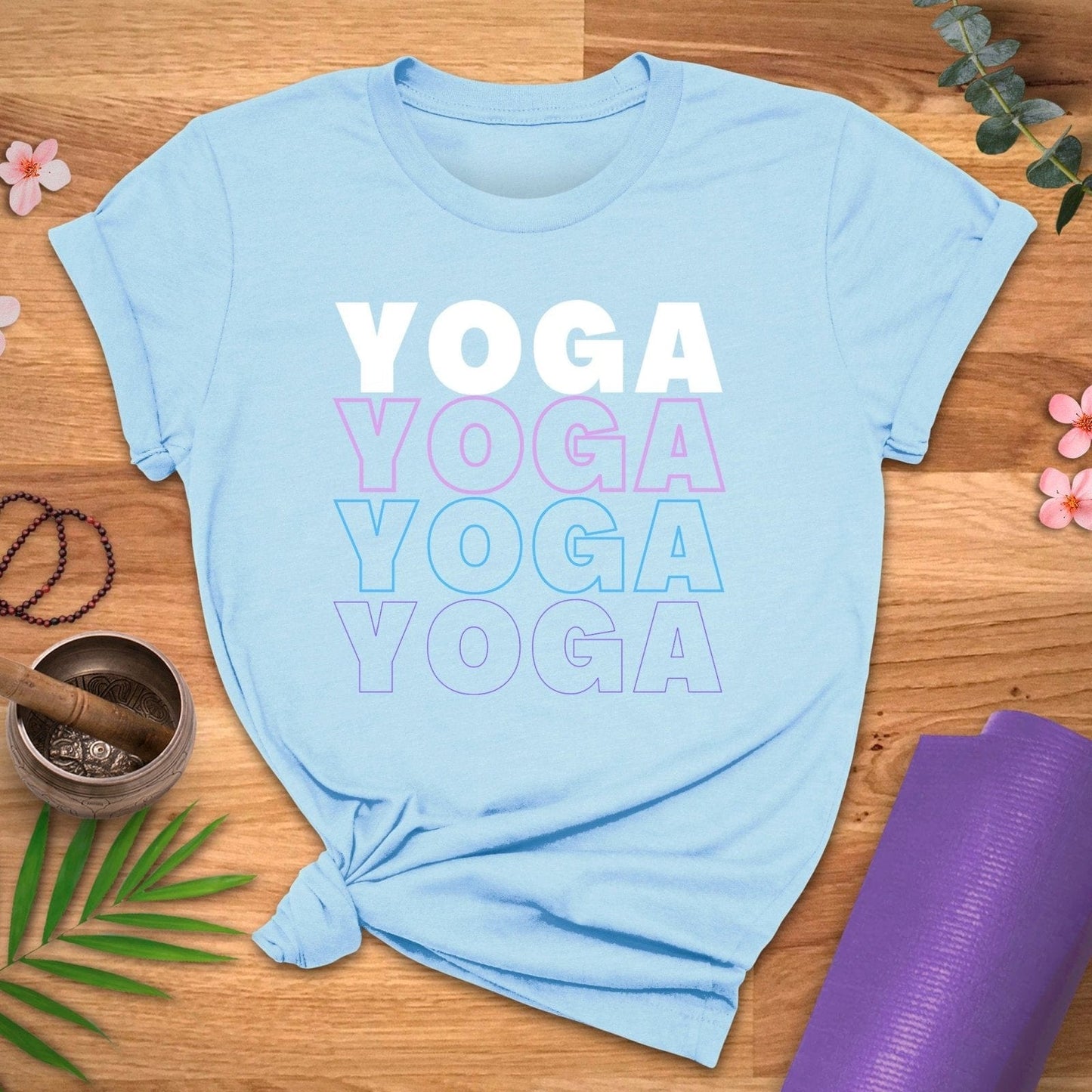 Yoga Yoga Yoga Tee - ZenWear - T-Shirt